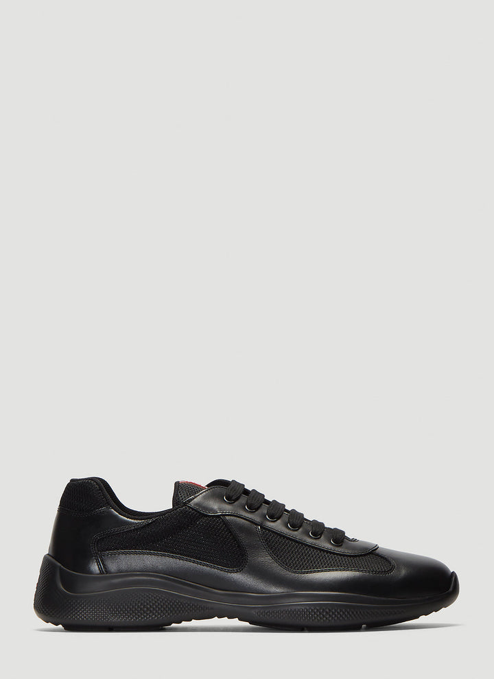 Prada Men America’S Cup Lace-Up Sneakers