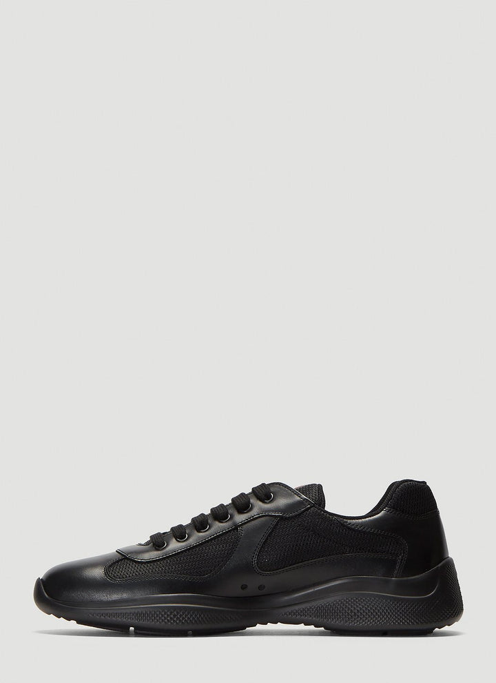 Prada Men America’S Cup Lace-Up Sneakers