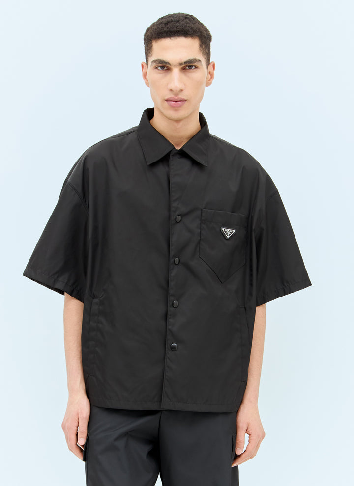 Prada Men Re-Nylon Short Sleeved Shirt