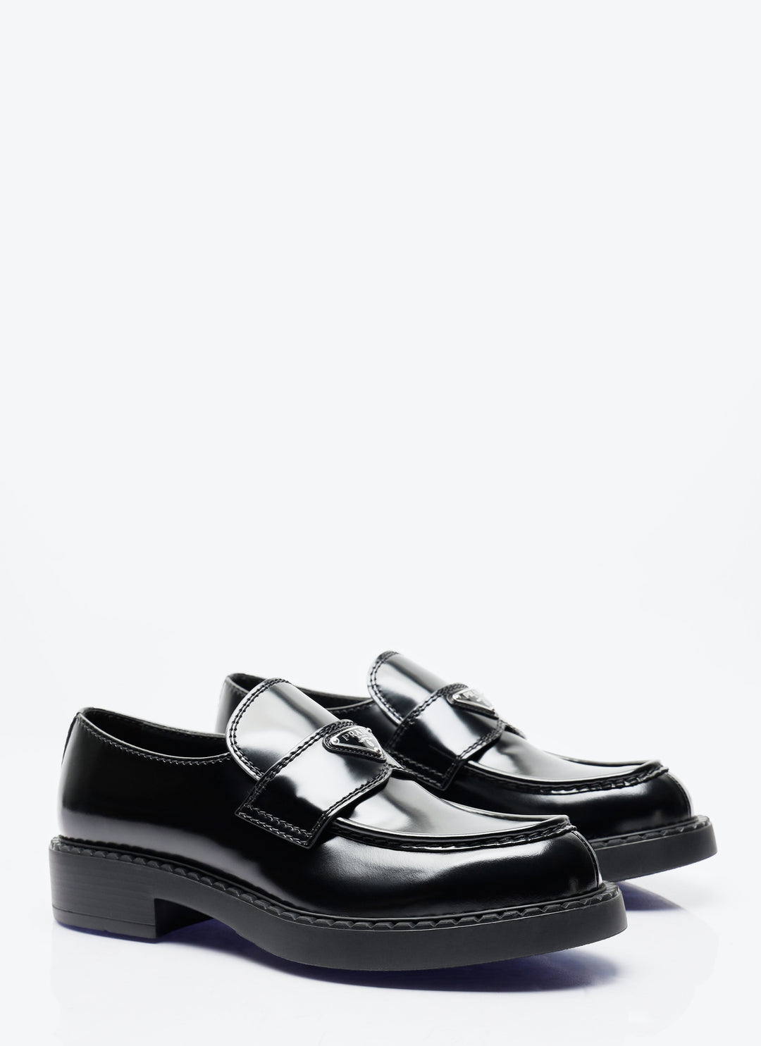 Prada Men Chocolate Loafers