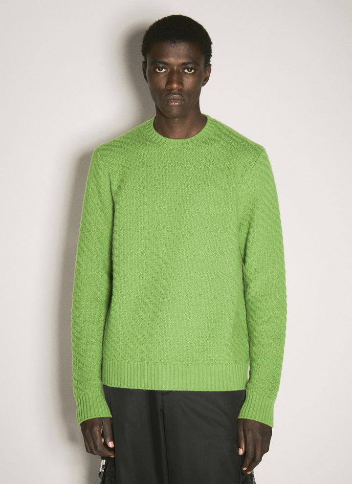 Prada Men Wool-And-Cashmere-Blend Sweater