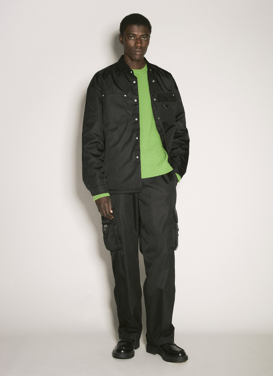 Prada Men Wool-And-Cashmere-Blend Sweater