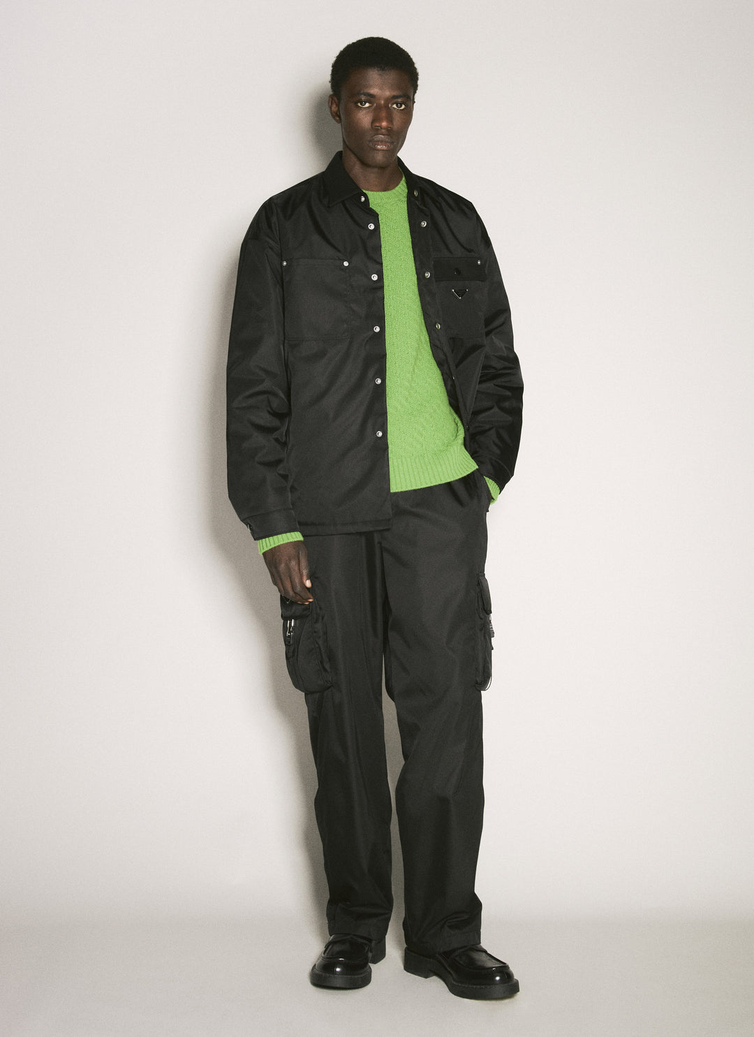 Prada Men Wool-And-Cashmere-Blend Sweater