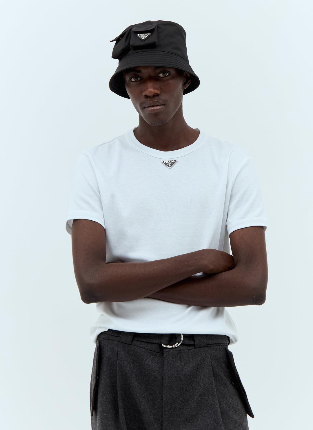 Prada Men Re-Nylon Bucket Hat