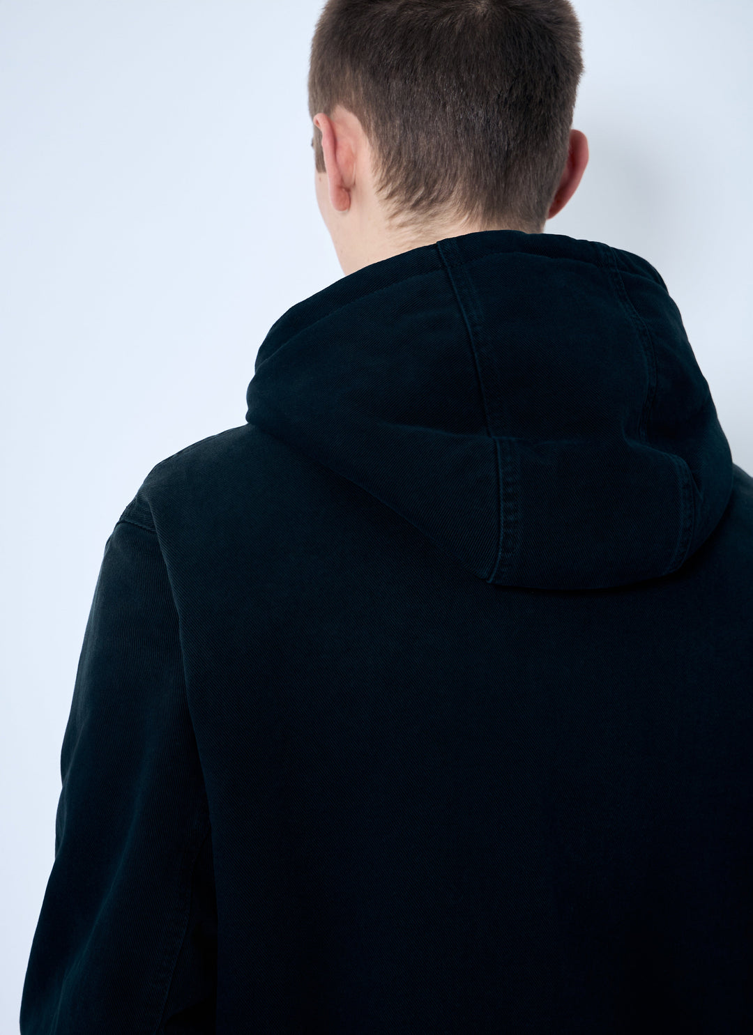 Prada Men Denim Hooded Jacket