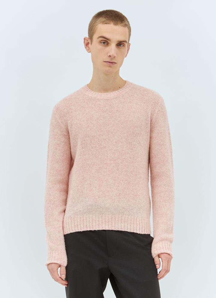 Prada Men Shetland Wool Crewneck Sweater