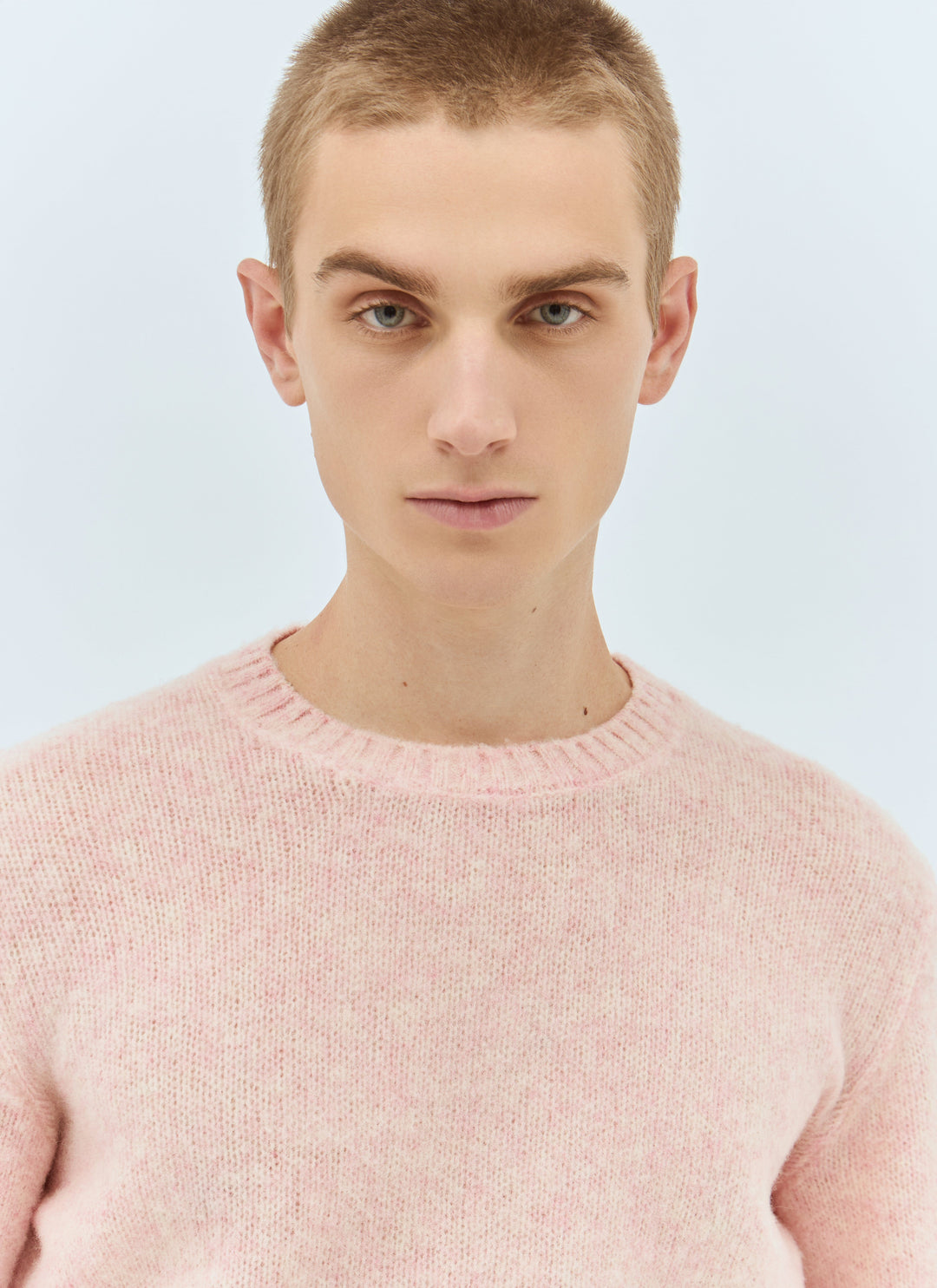 Prada Men Shetland Wool Crewneck Sweater