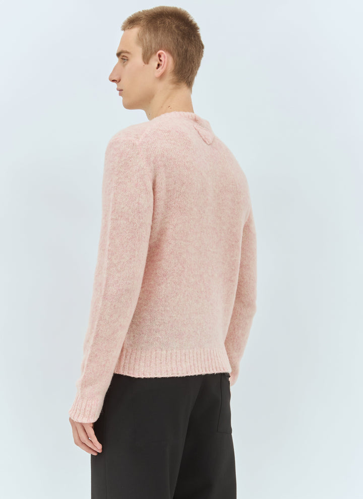 Prada Men Shetland Wool Crewneck Sweater