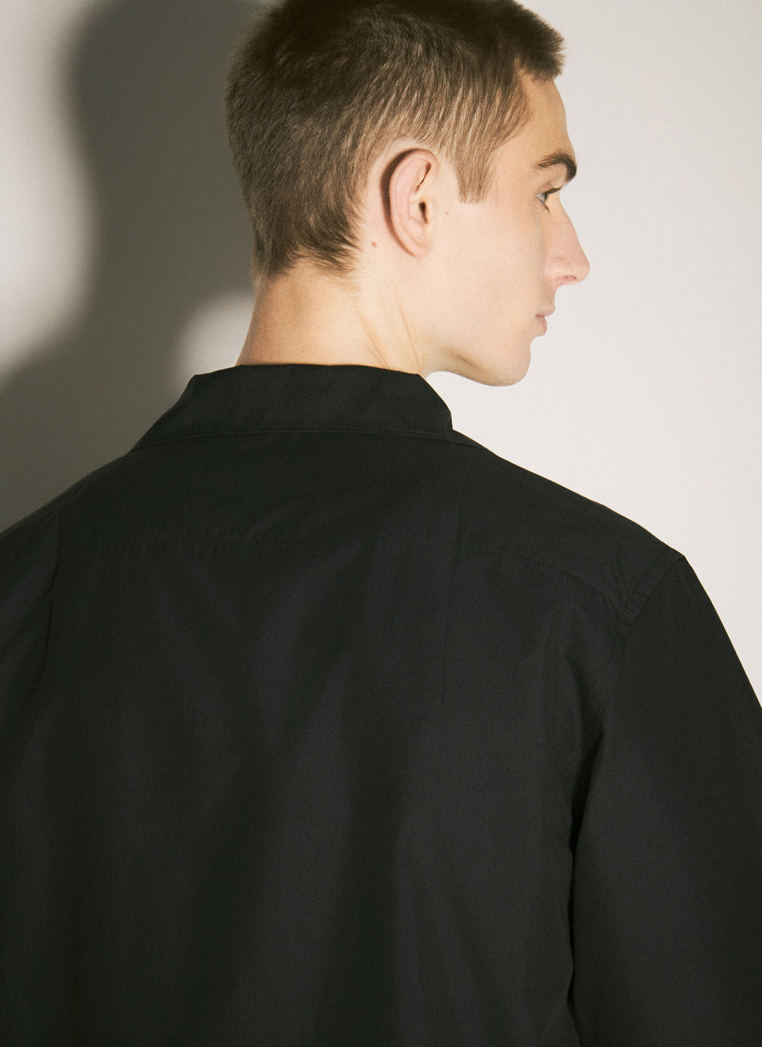 Prada Men Short-Sleeve Technical Cotton Shirt