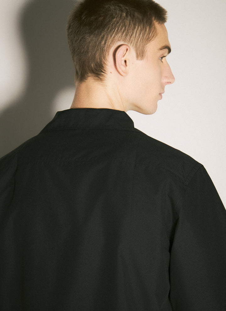 Prada Men Short-Sleeve Technical Cotton Shirt