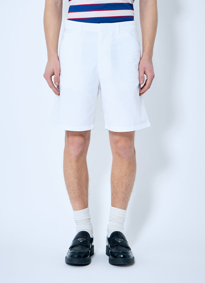 Prada Men Oxford Shorts