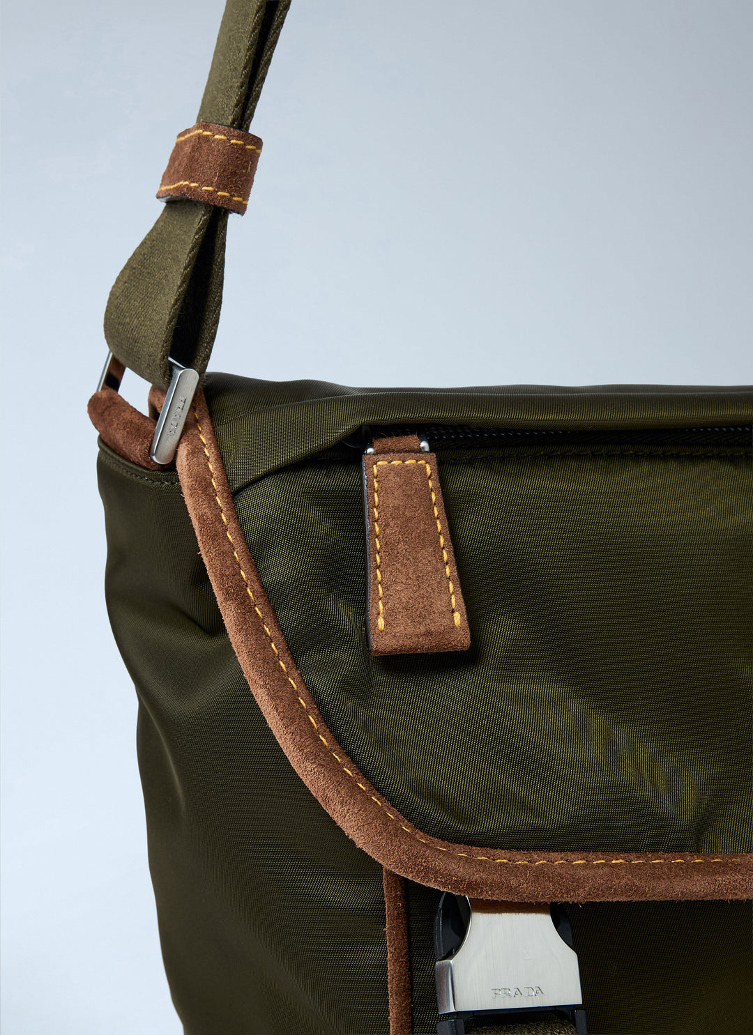 Prada Men Medium Re-Nylon Crossbody Bag