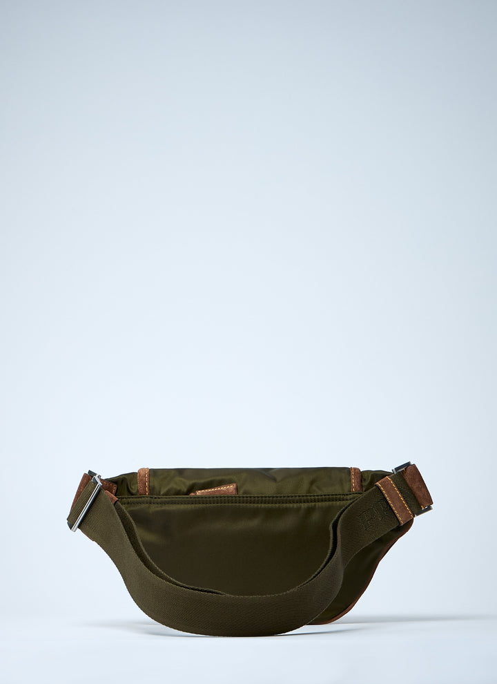 Prada Men Re-Nylon And Suede Belt Bag