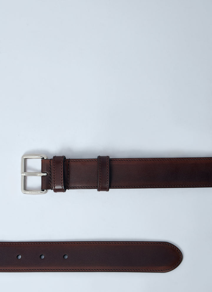 Prada Men Leather Belt