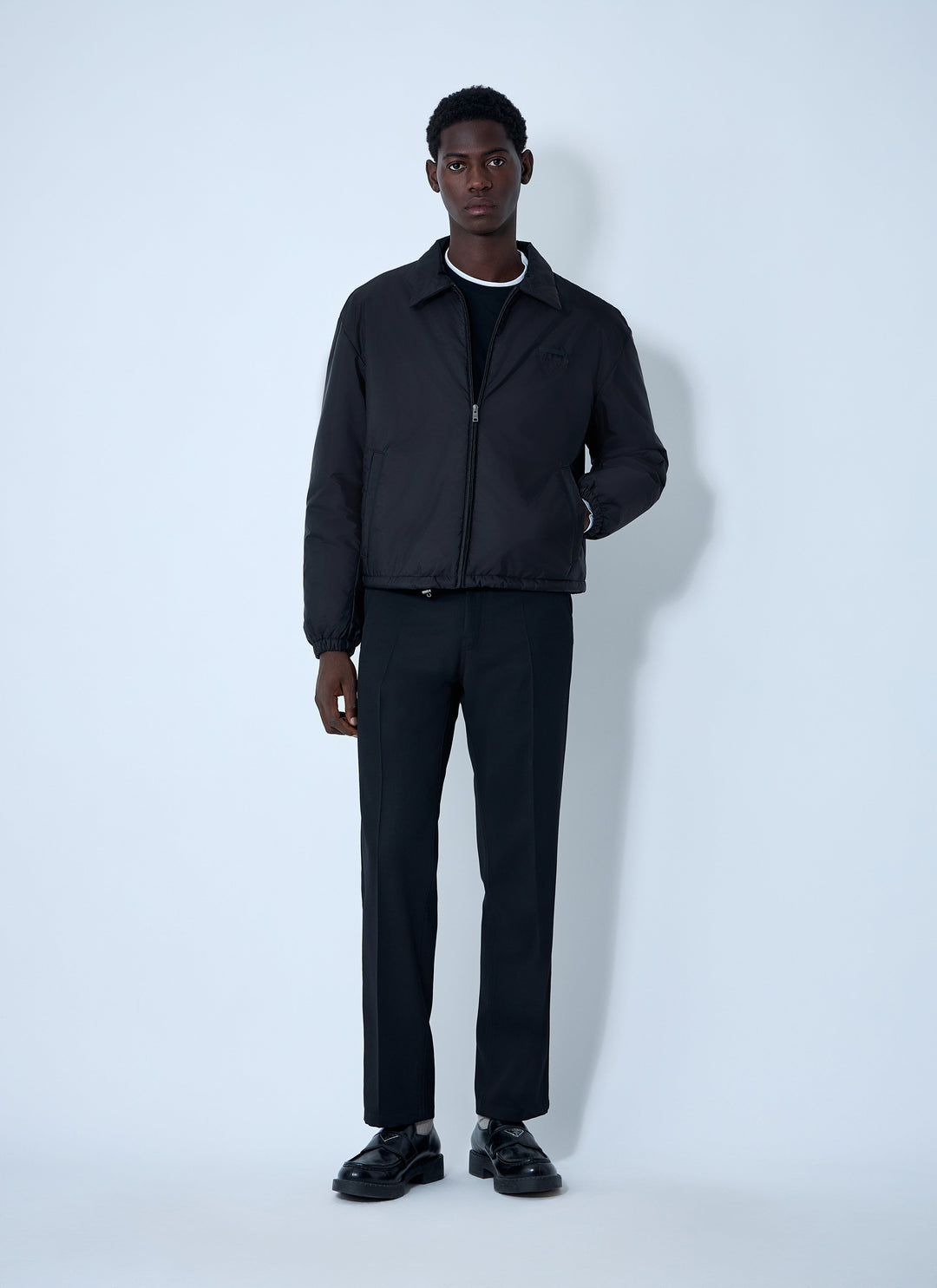 Prada Men Short Re-Nylon Down Jacket