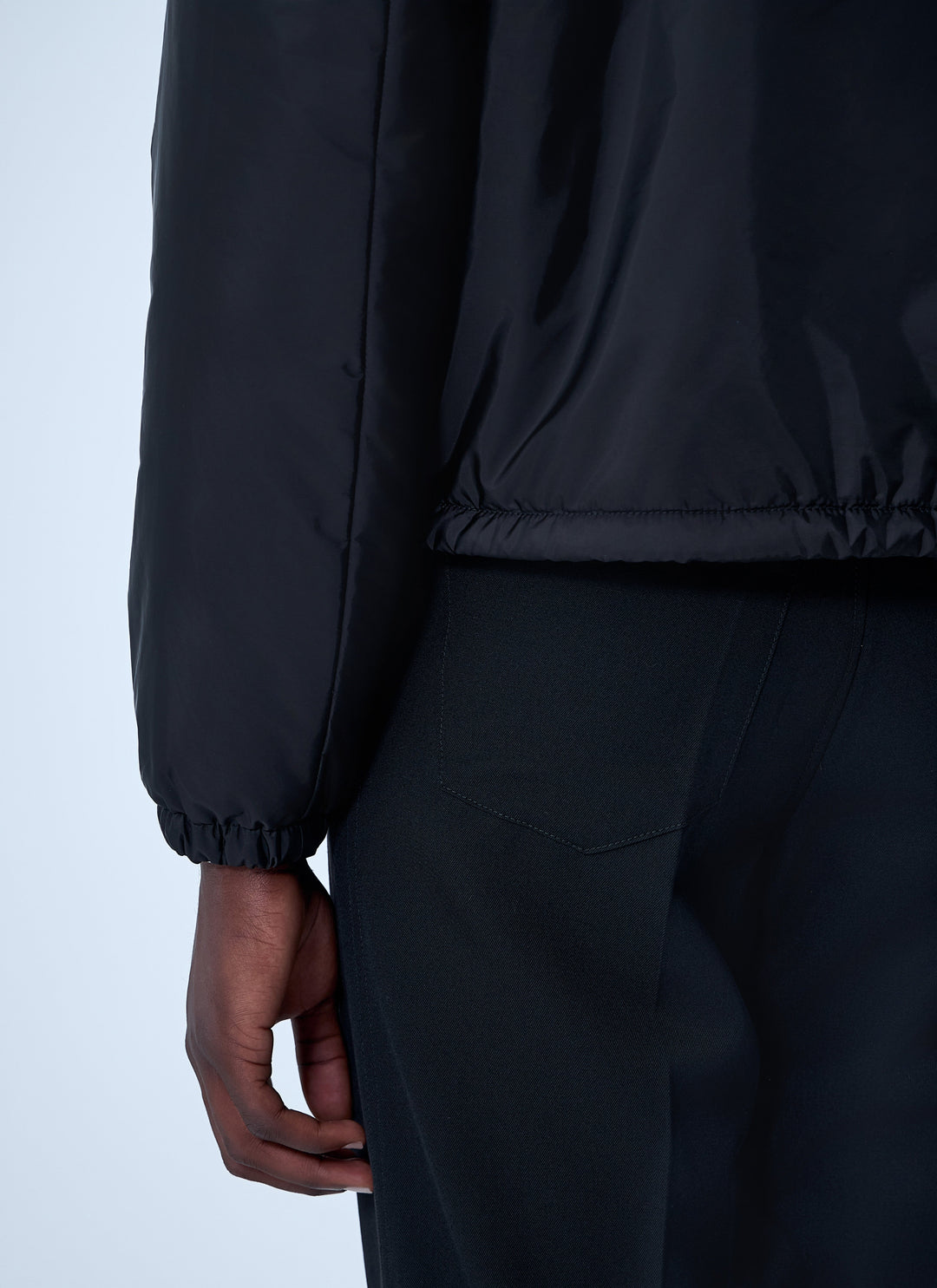 Prada Men Short Re-Nylon Down Jacket