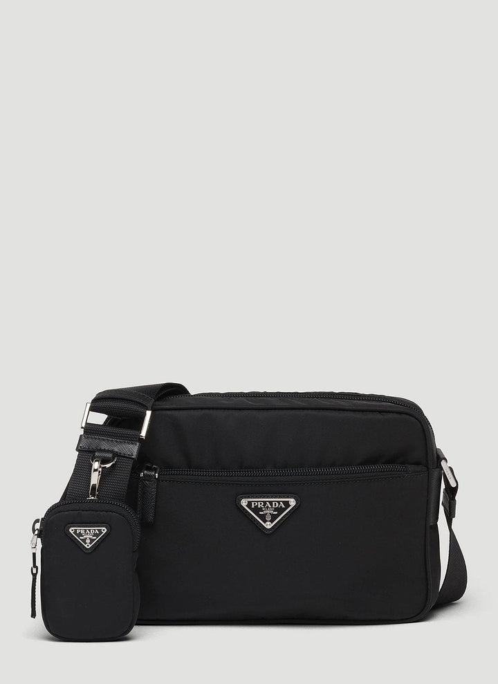 Prada Women Re-Nylon And Saffiano Leather Shoulder Bag