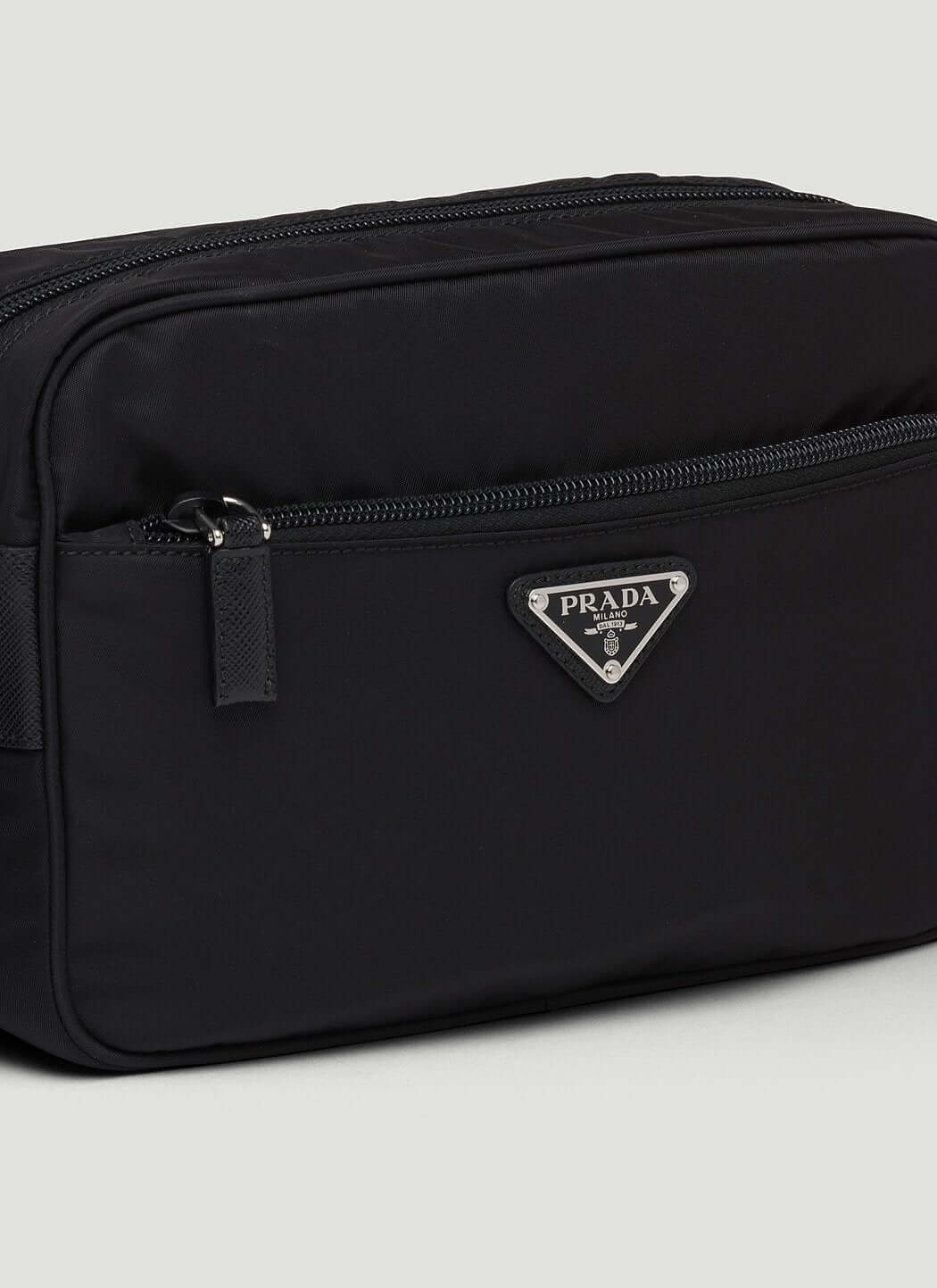 Prada Women Re-Nylon And Saffiano Leather Shoulder Bag