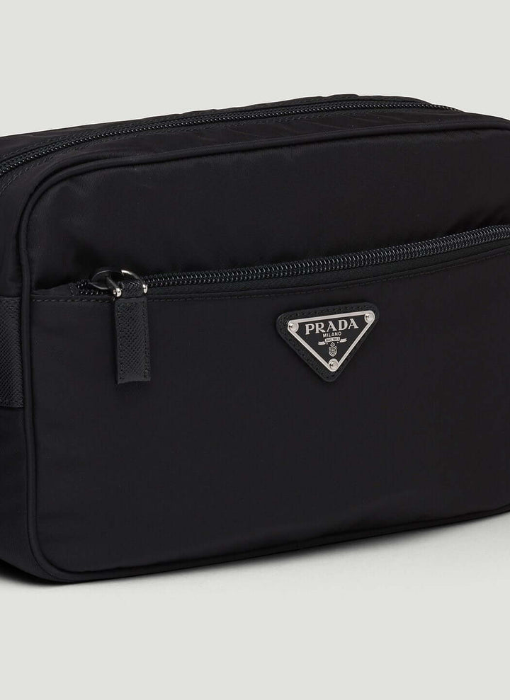 Prada Women Re-Nylon And Saffiano Leather Shoulder Bag