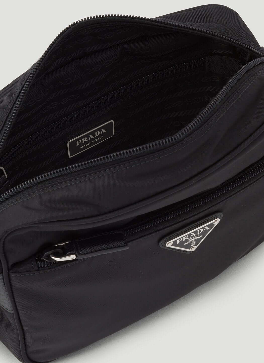 Prada Women Re-Nylon And Saffiano Leather Shoulder Bag