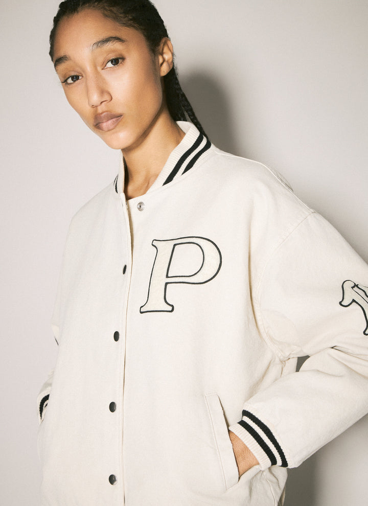 Prada Women Canvas Bomber Jacket
