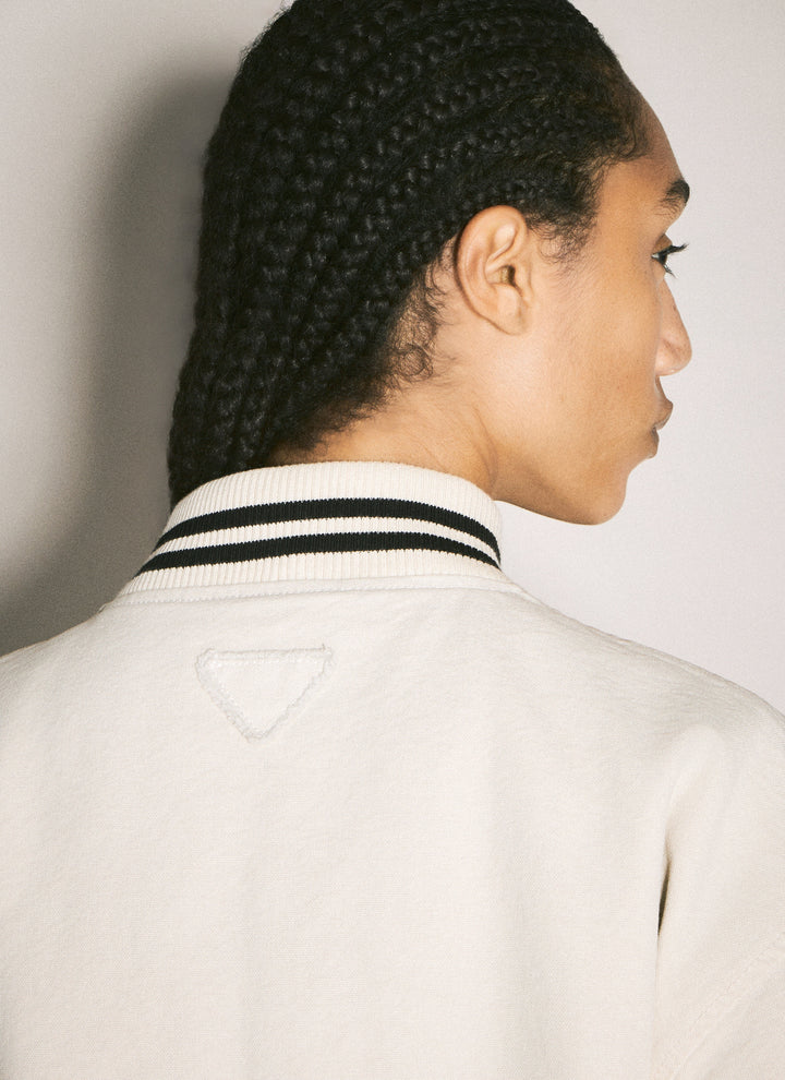 Prada Women Canvas Bomber Jacket