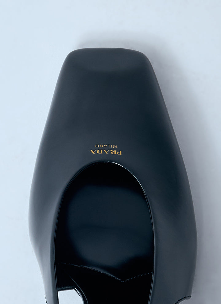 Prada Women Decolette Leather Heels