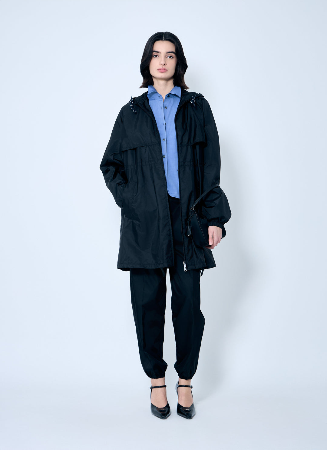 Prada Women Re-Nylon Hooded Jacket