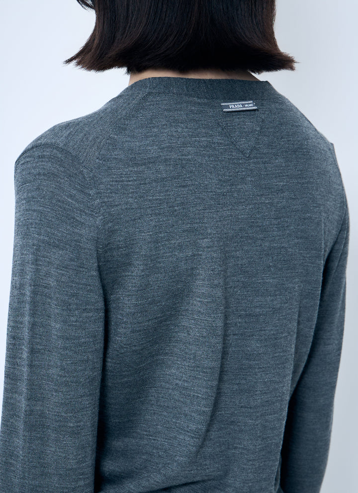 Prada Women Fine Wool Cardigan