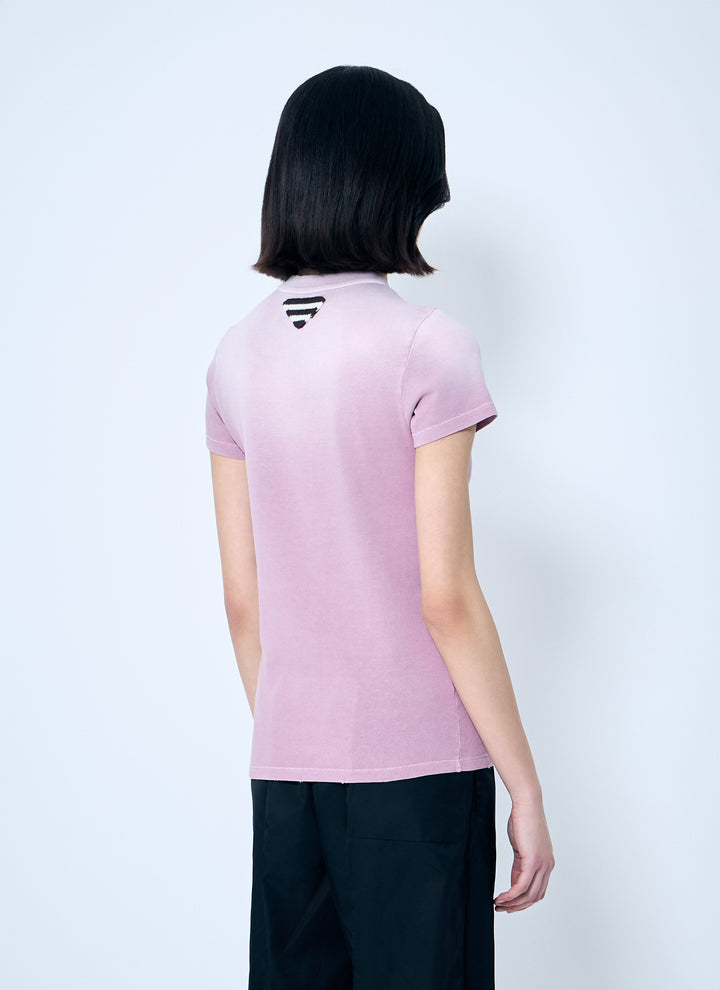 Prada Women Logo Print T-Shirt