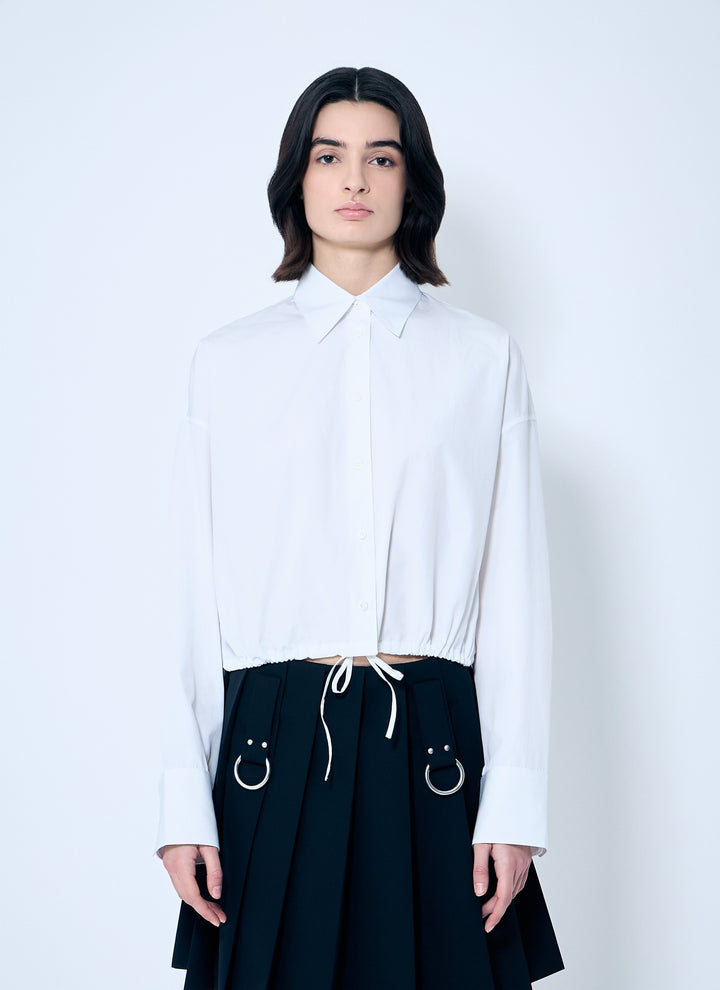 Prada Women Drawstring Hem Shirt