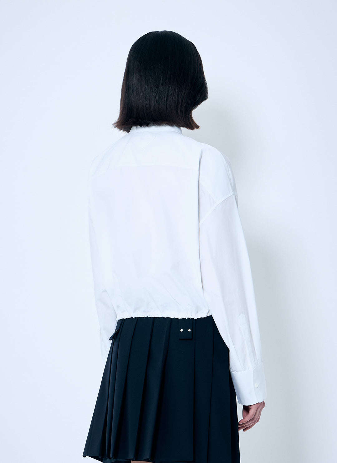 Prada Women Drawstring Hem Shirt