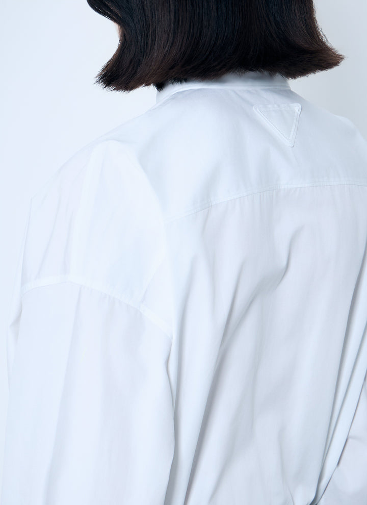 Prada Women Drawstring Hem Shirt