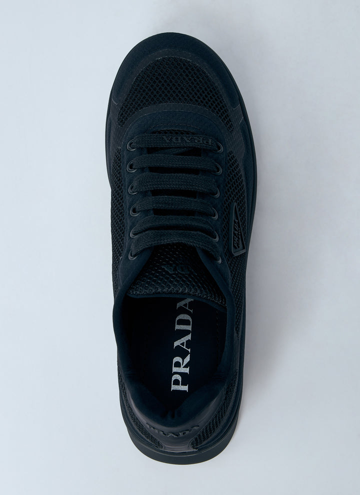 Prada Women Logo Plaque Sneakers