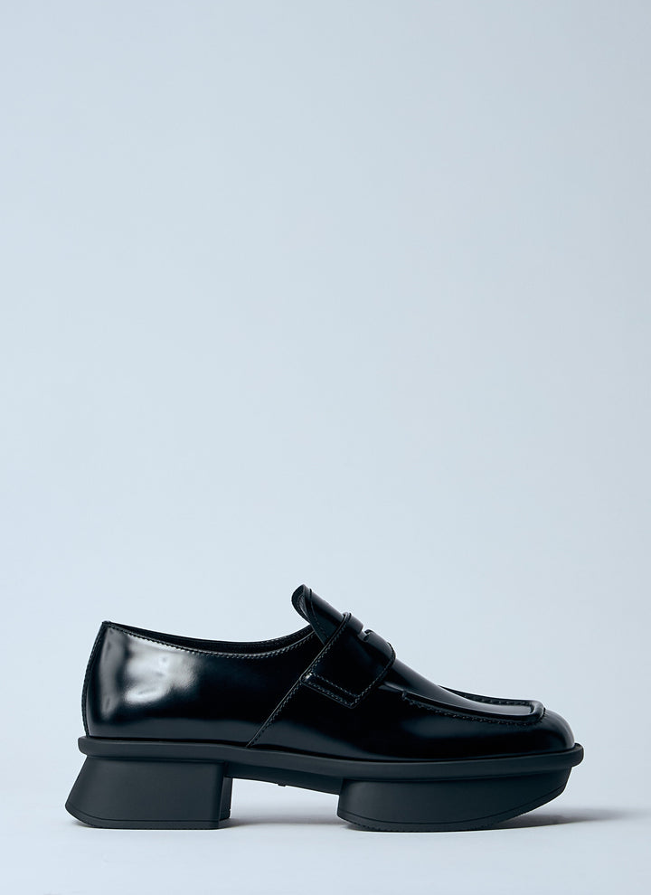 Prada Women Equal Brushed Leather Loafers