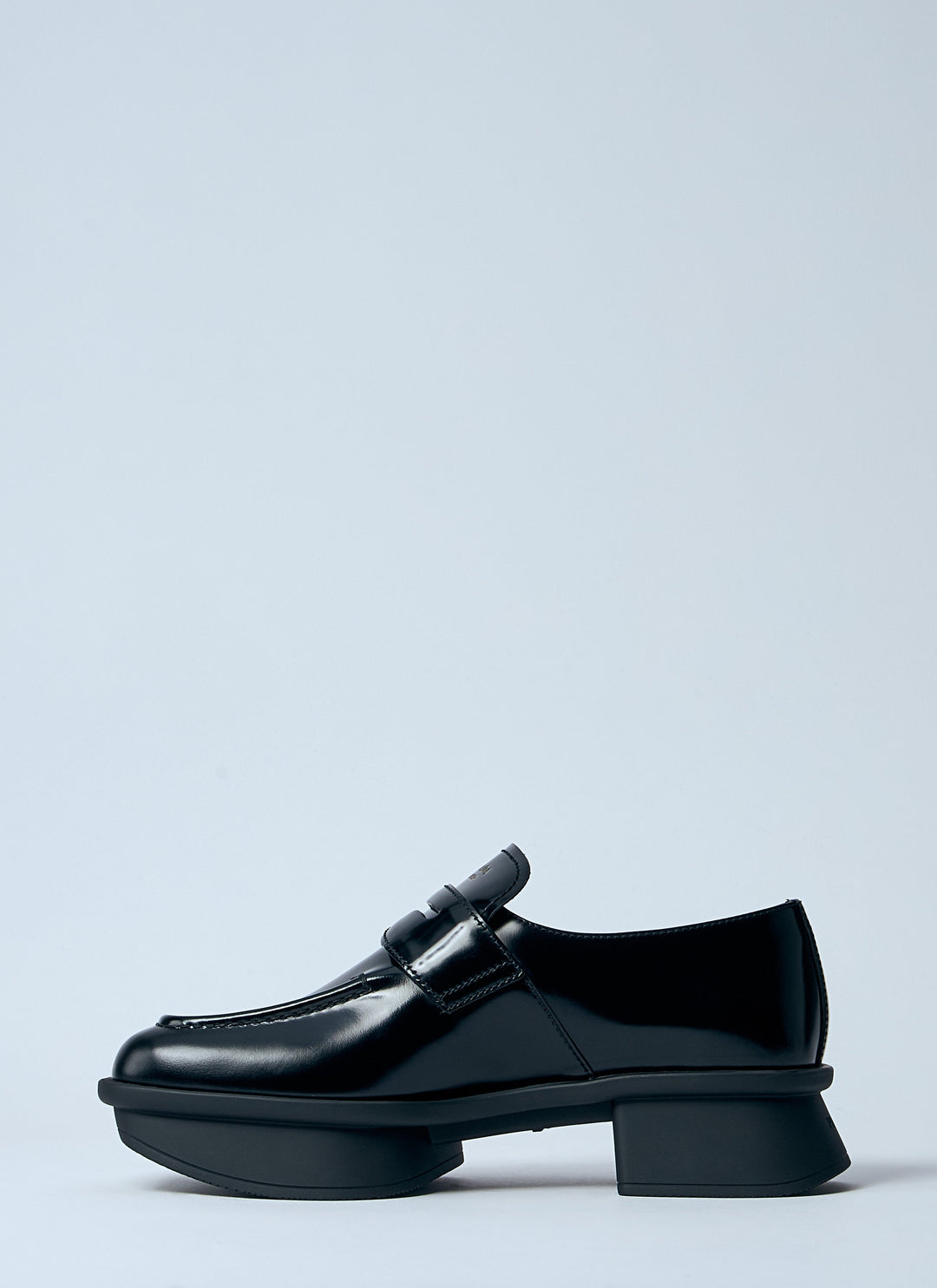 Prada Women Equal Brushed Leather Loafers