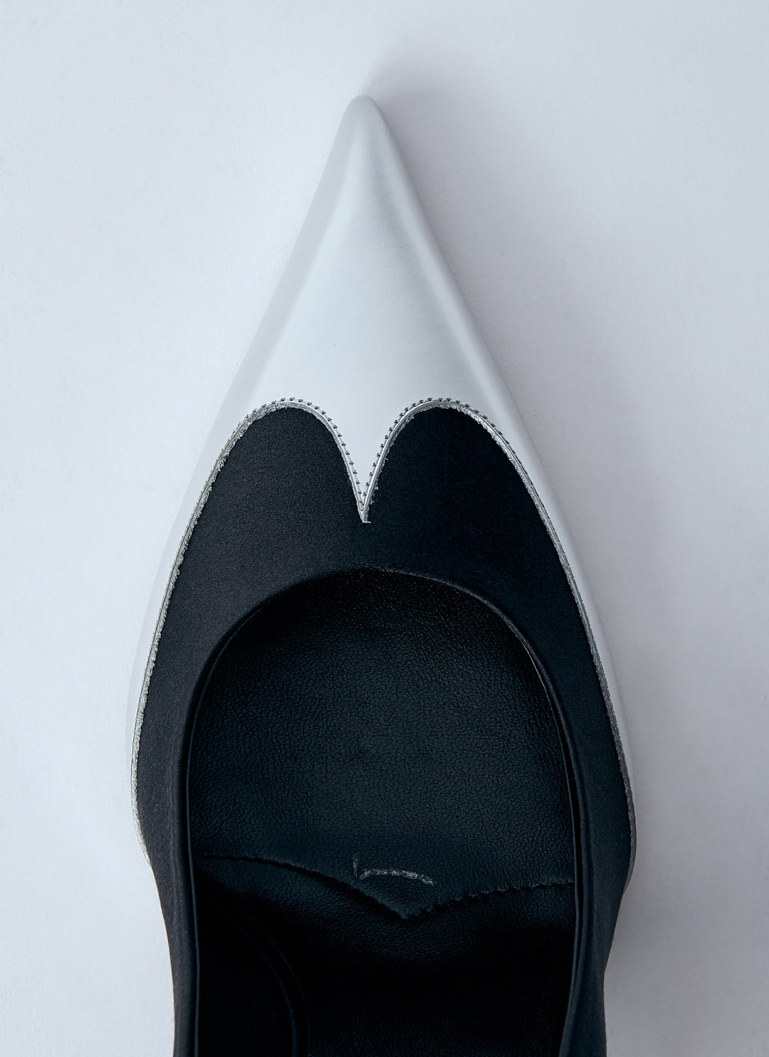 Prada Women Satin And Metallic Heeled Pumps