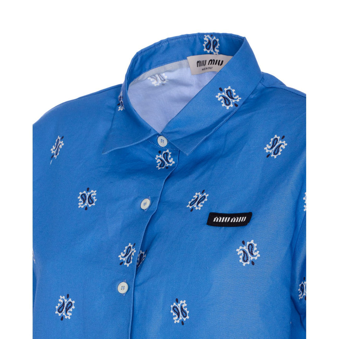 Miu Miu Women Printed Shirt