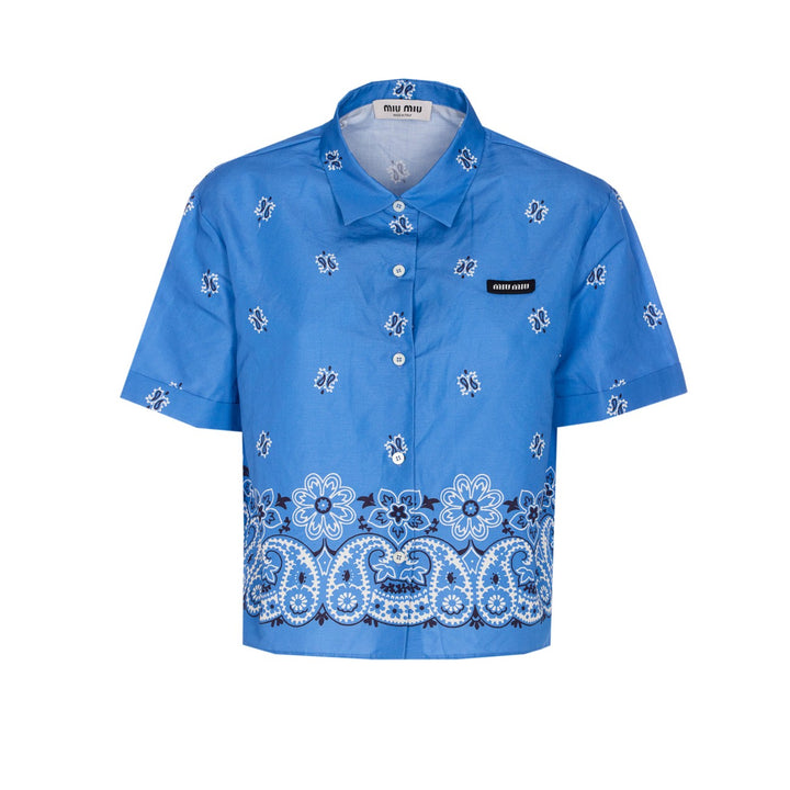 Miu Miu Women Printed Shirt