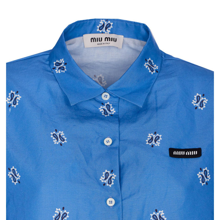 Miu Miu Women Printed Shirt