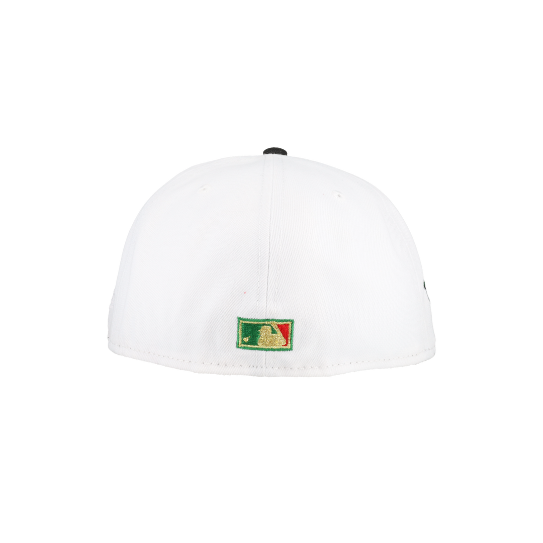 New York Yankees Pure White 1996 World Series Patch Fitted Hat