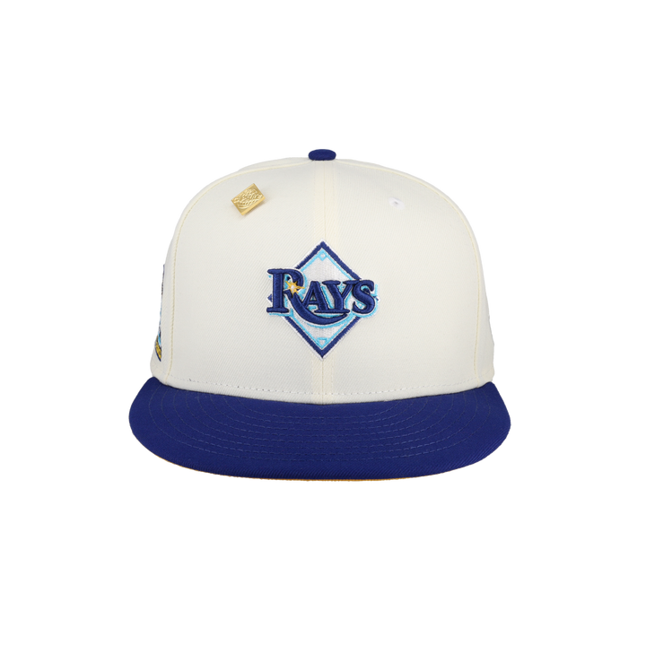 Tampa Bay Rays Tropicana Field Patch Chrome 59Fifty Fitted Hat