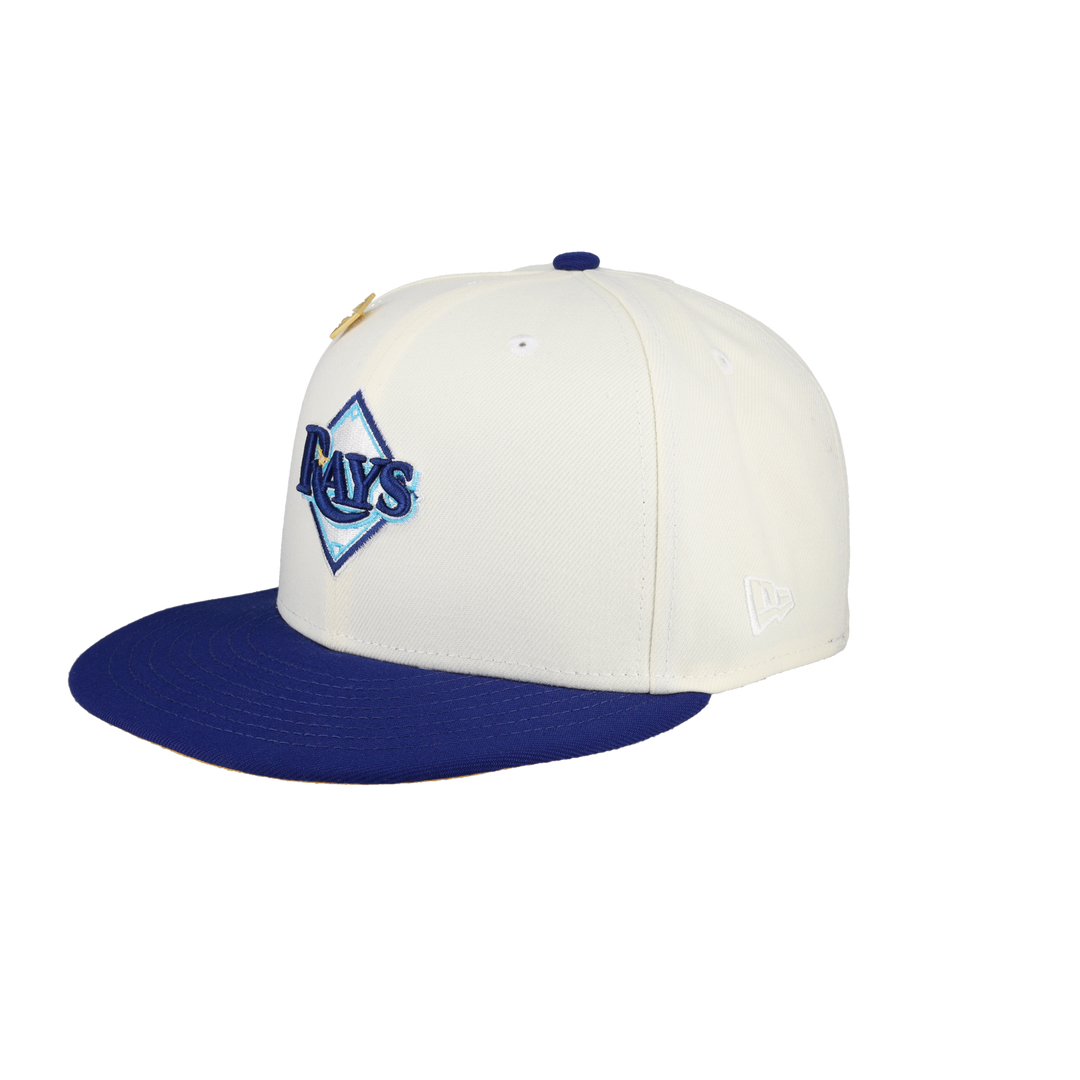 Tampa Bay Rays Tropicana Field Patch Chrome 59Fifty Fitted Hat