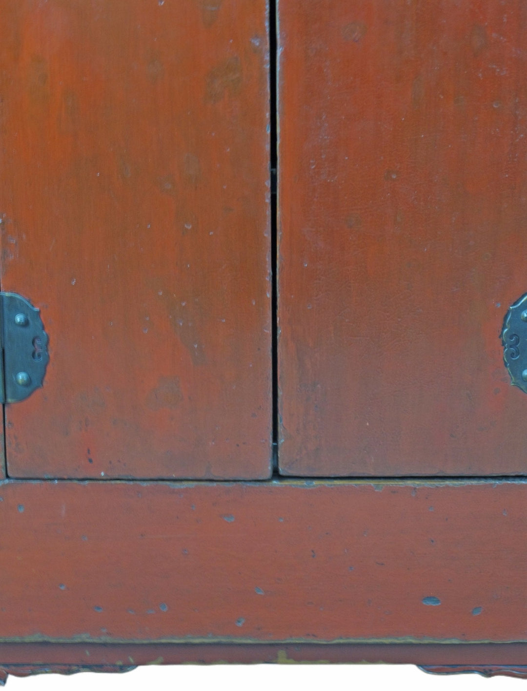 Red Chinese Antique Cabinet