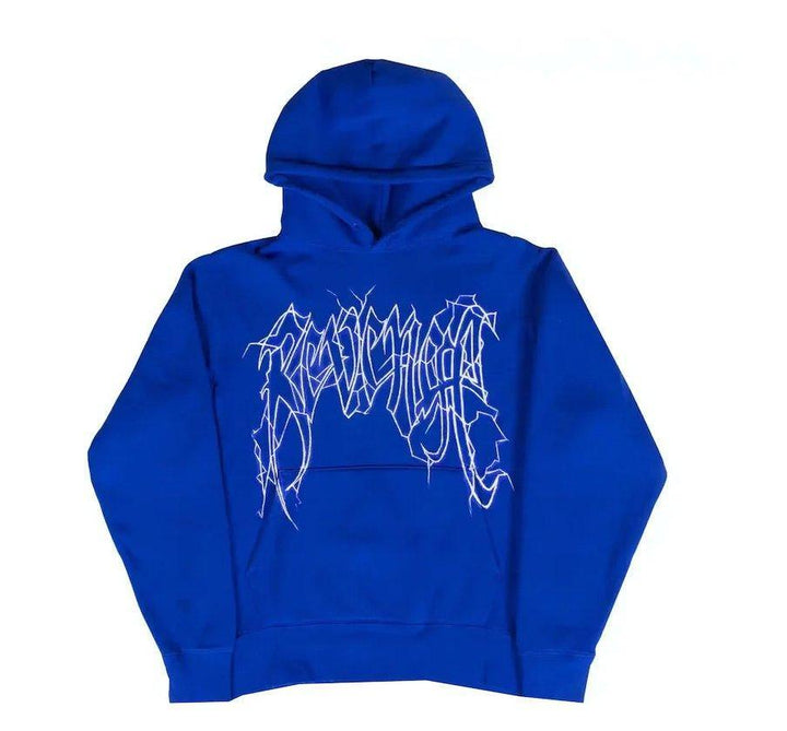 Revenge Lightning Arch Hoodie Blue