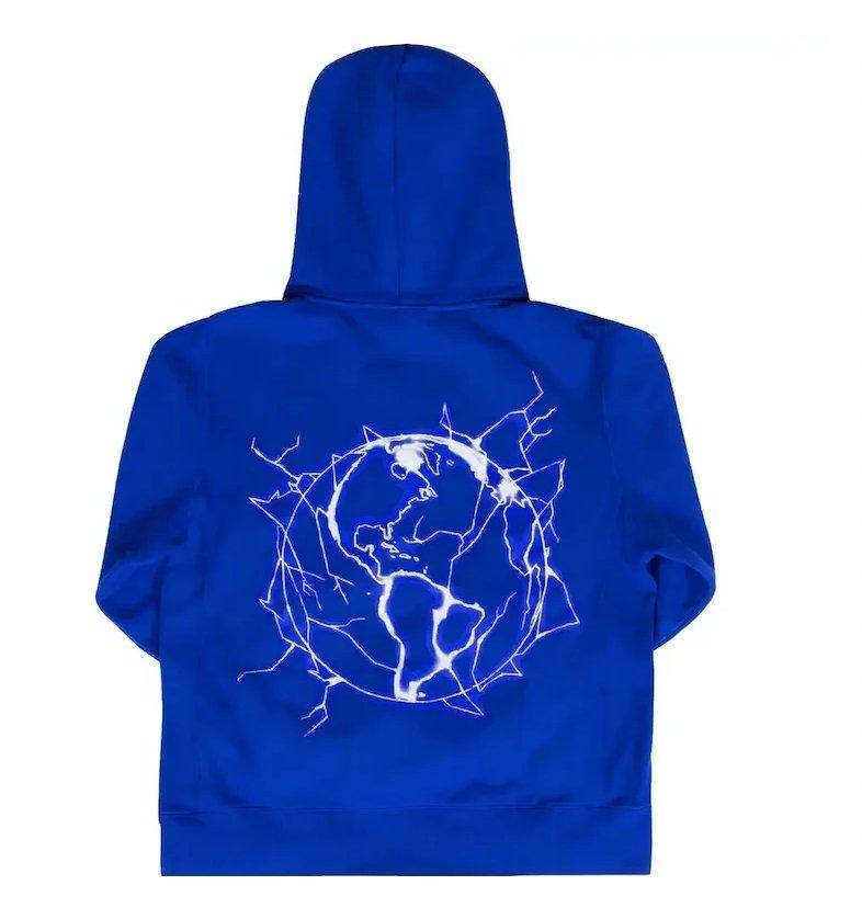 Revenge Lightning Arch Hoodie Blue