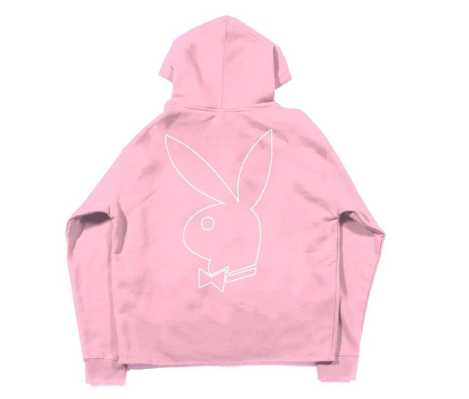 Revenge x Playboy Bunny Hoodie Pink