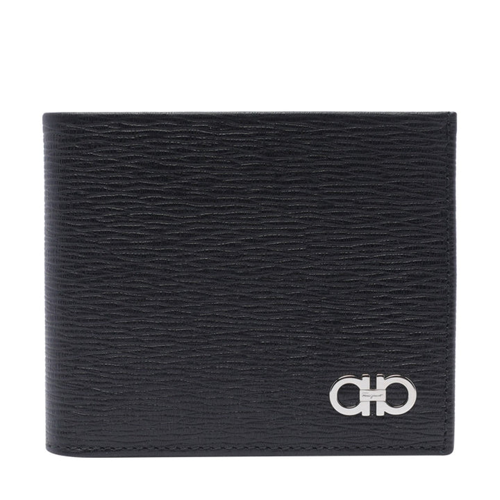 Ferragamo Men Revival Gancini Bicolor Bifold  Wallet