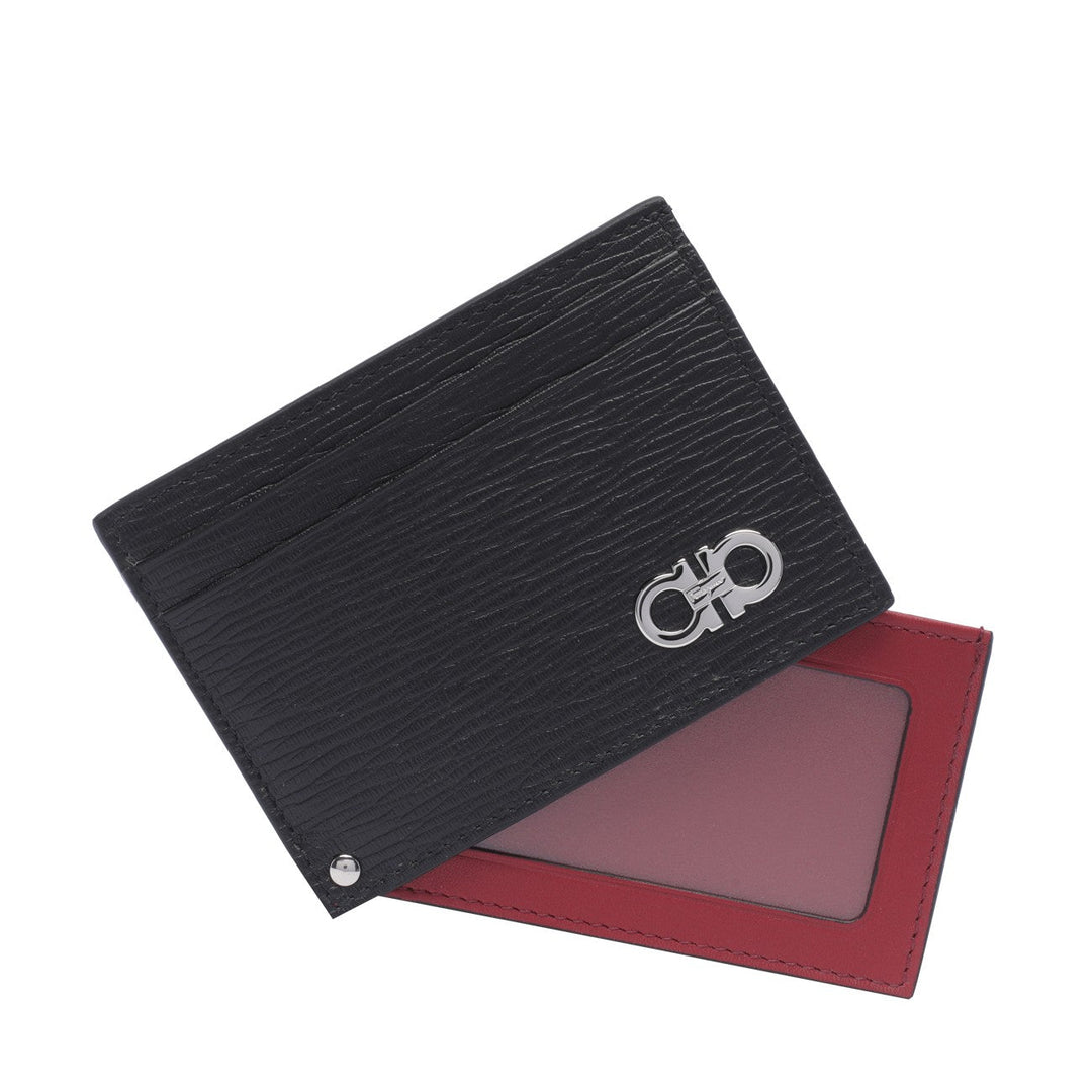 Ferragamo Men Revival Gancini Cards Holder