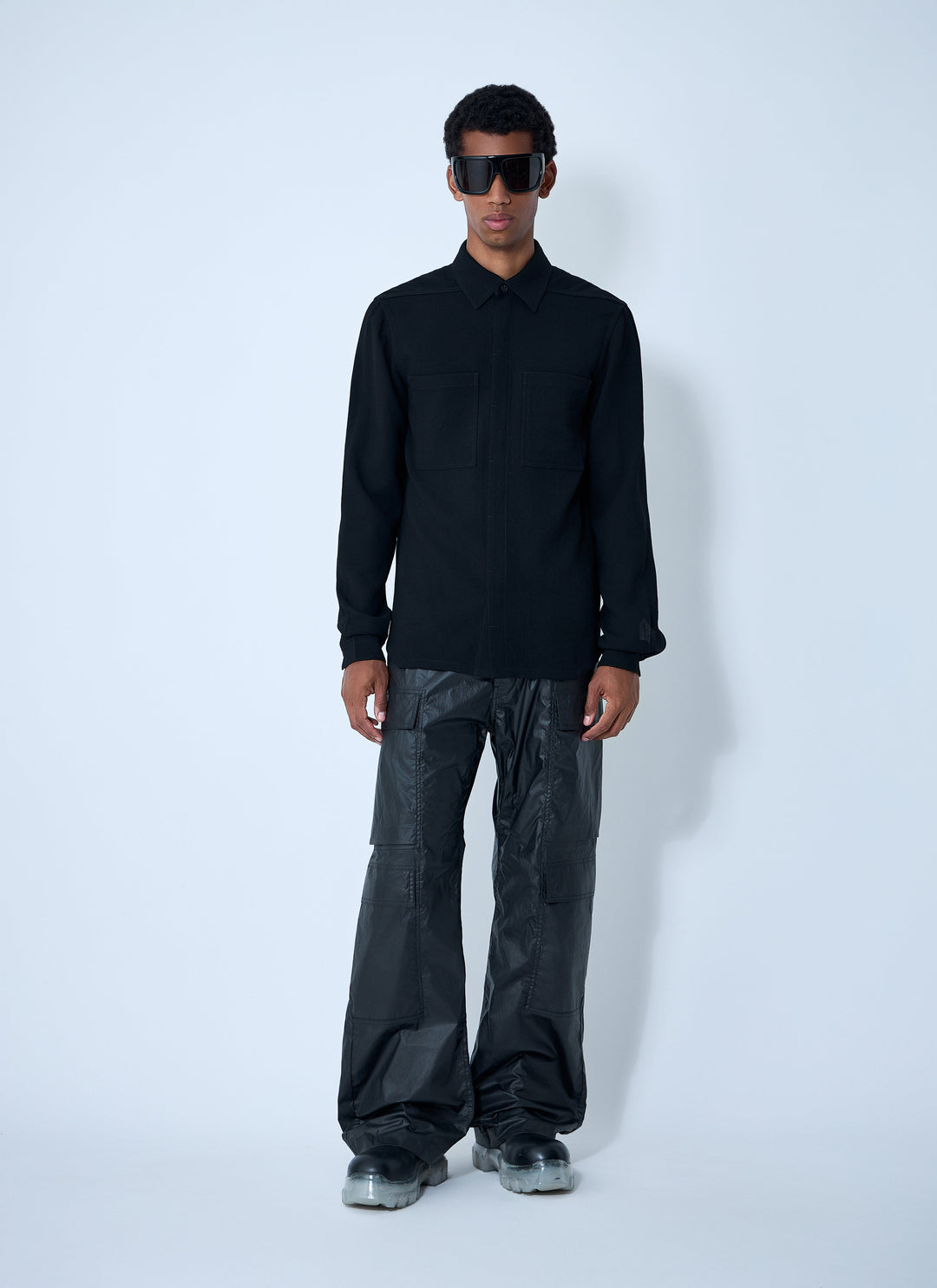 Rick Owens Men Double Cargo Jeans